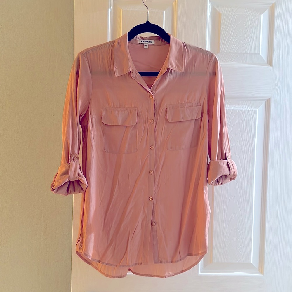 Express Small Polyester blend shirt.